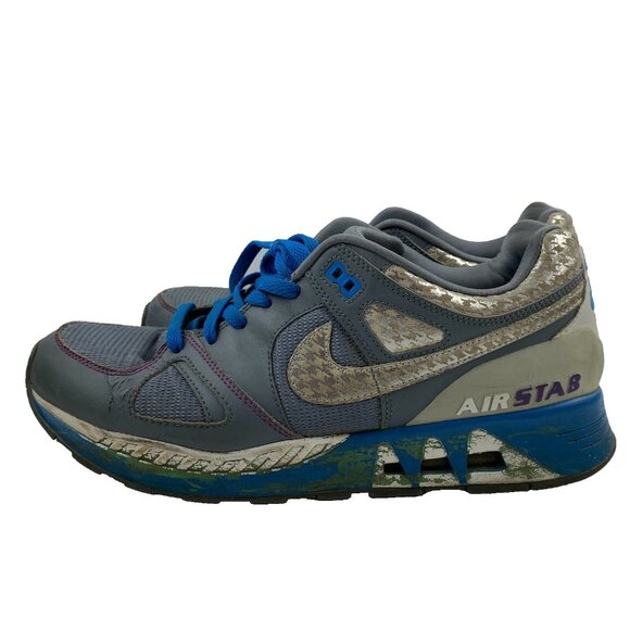 Nike Air Stab Shoes Mens 11.5 Flint Grey Purple 2007 Release - Picture 1 of 6